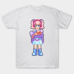 Pastel Cat Girl T-Shirt